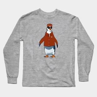 Penguin Flight Attendant Long Sleeve T-Shirt